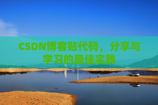 CSDN博客贴代码，分享与学习的最佳实践