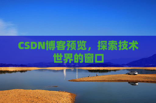 CSDN博客预览，探索技术世界的窗口
